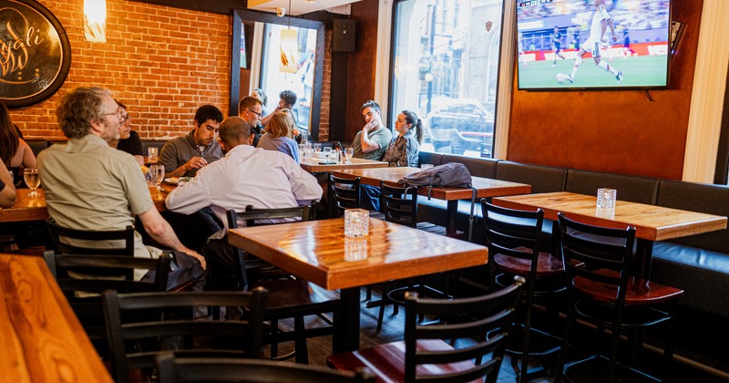 Interior, dining area