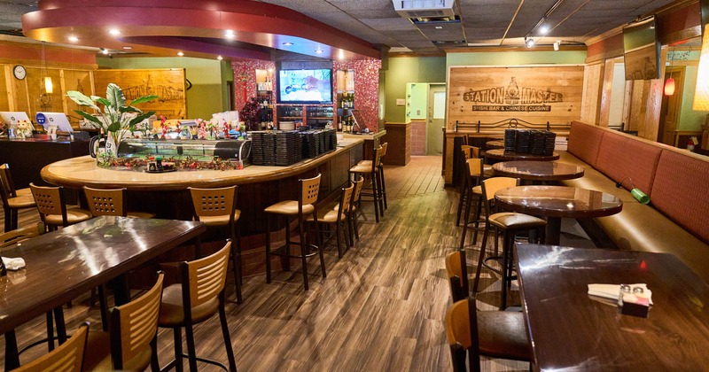 Interior, dining area