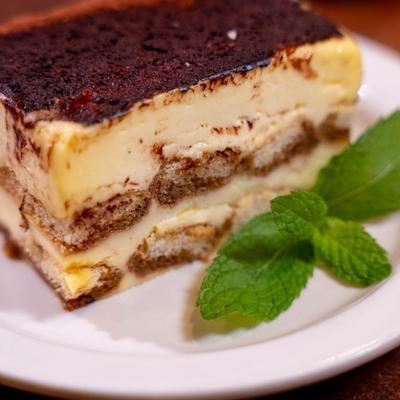 Homemade Tiramisu.