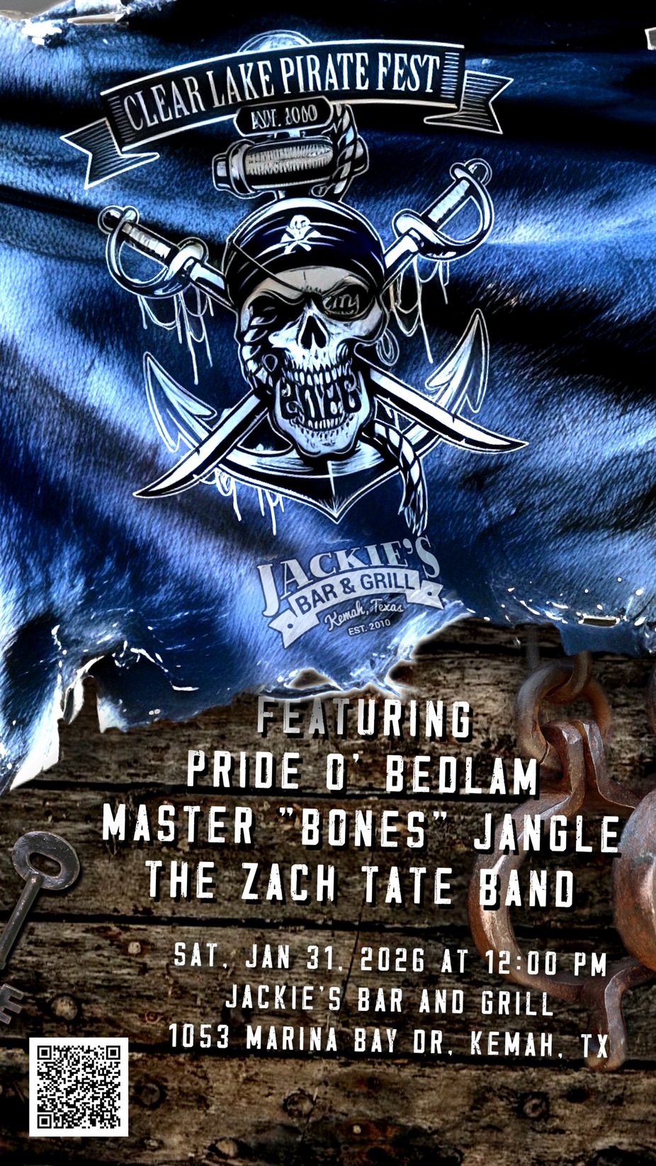 Clearlake Pirate Fest w Pride O' Bedlam, Master 