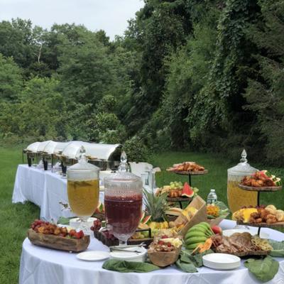 Client's Home Wedding Reception.