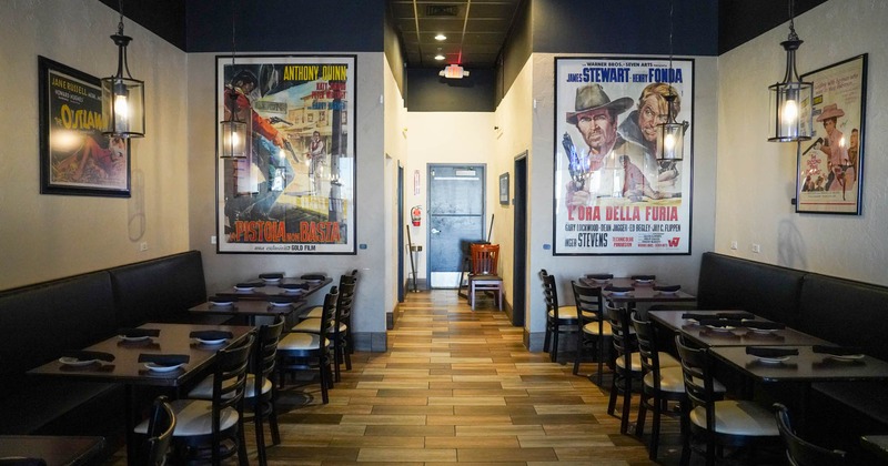 Interior, view of dining area