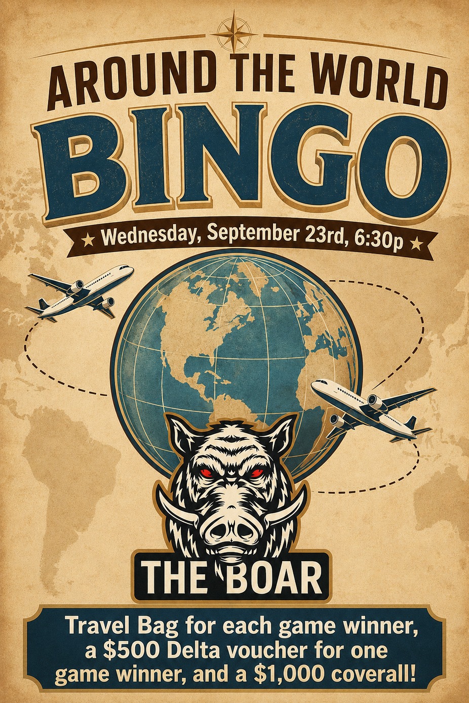 Around the World Bingo! event photo