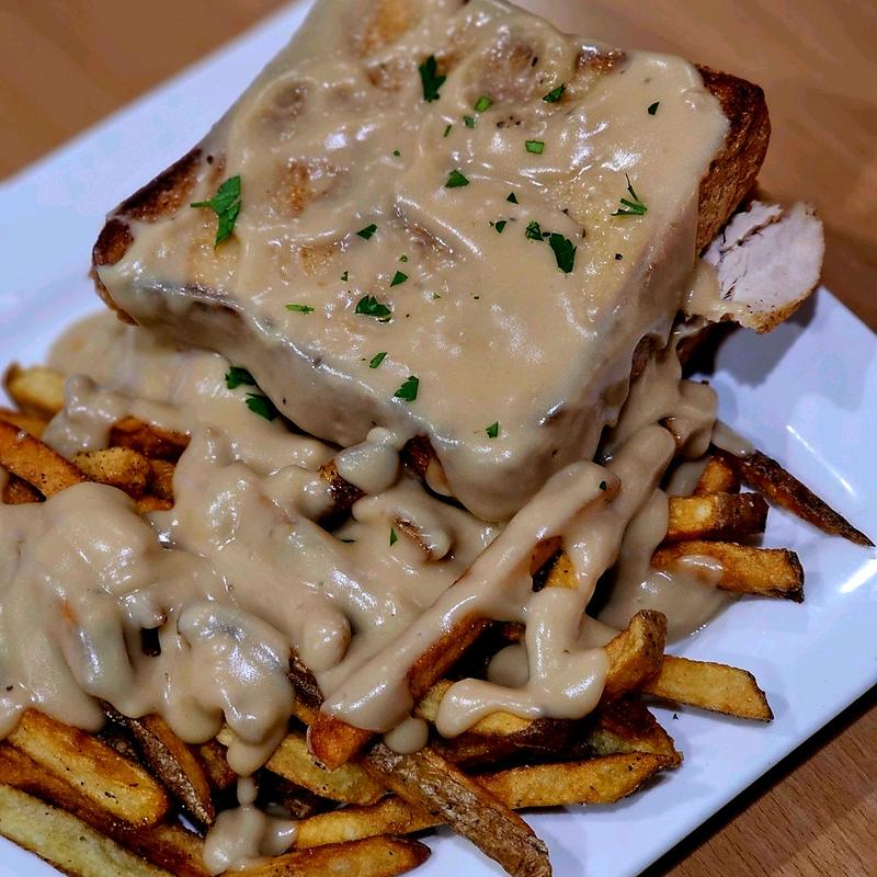 Hot Turkey or Roast Beef Sandwich photo