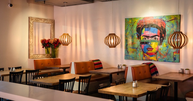 Interior, dining area