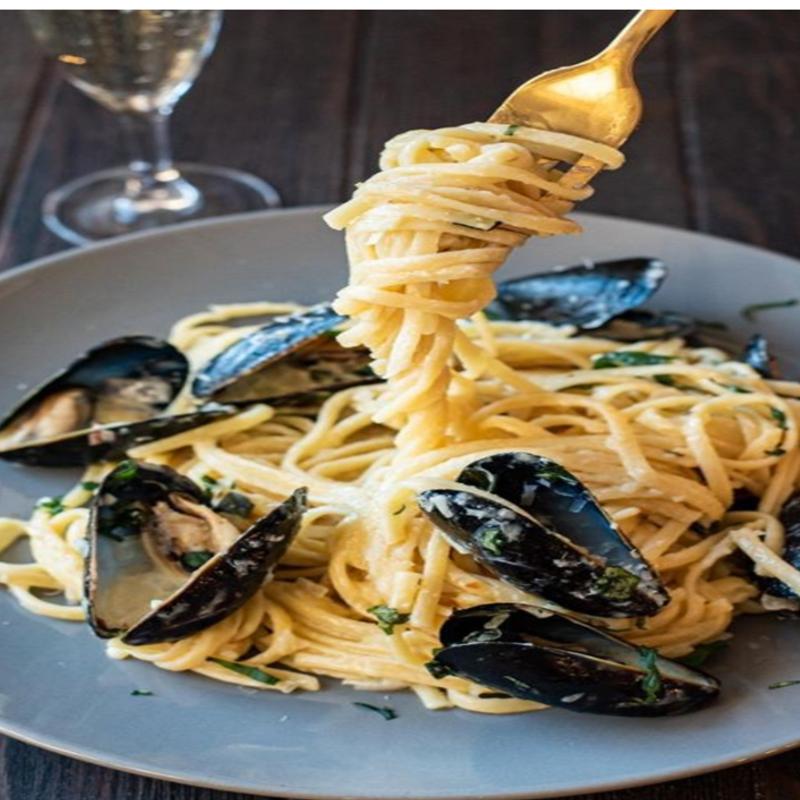 menu item 38 of 53, Linguini with Mussels & Pecorino