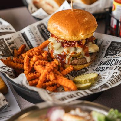 Smokey Jalapeno Bacon Burger.