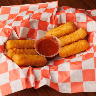 Cheese Sticks with marinara sauce.