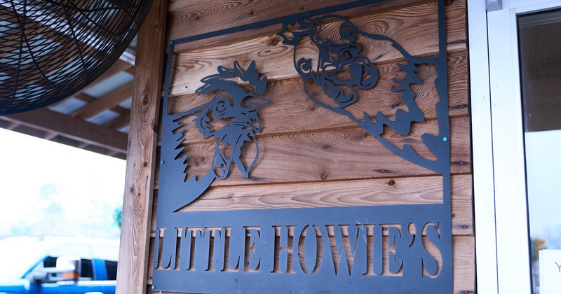 Little Howies metal sign