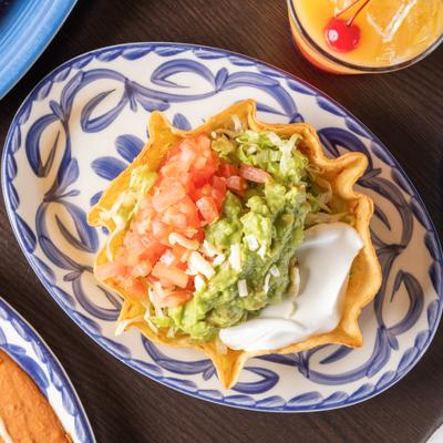 Taco Salad, top view.