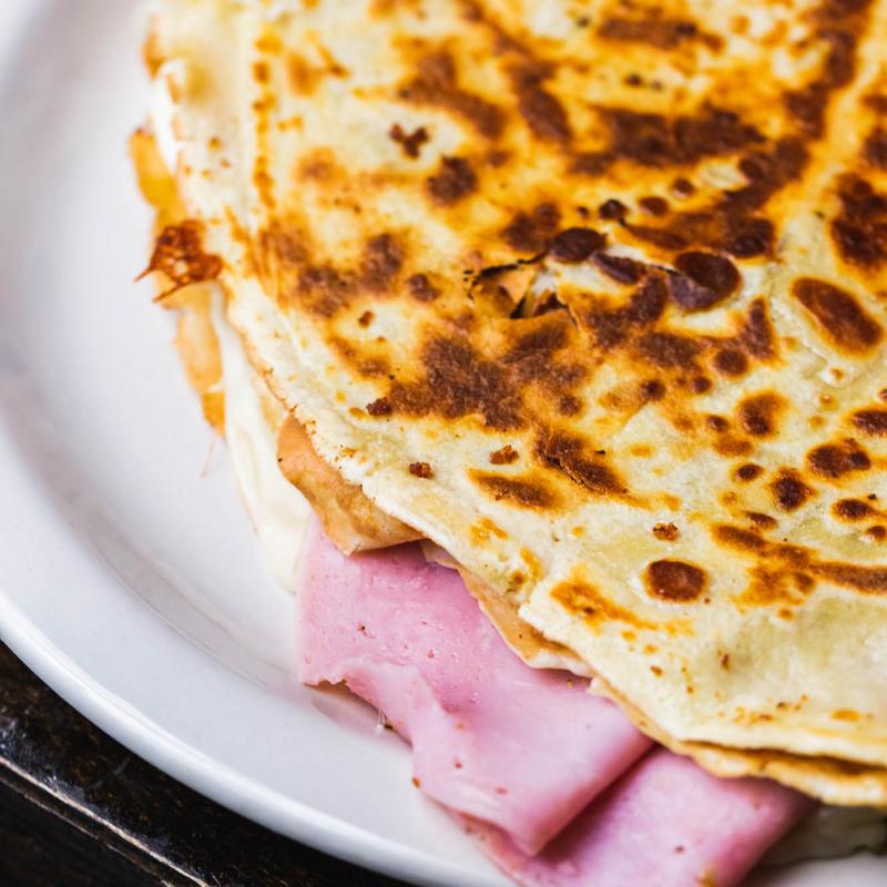 Ham and Mozzarella Crepe photo