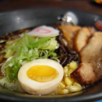 Ramen, close up.