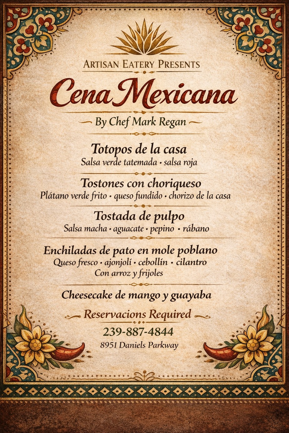 Dinner Mexicana event photo