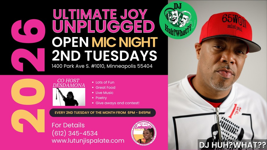 Ultimate Joy Unplugged Open Mic Night! event photo