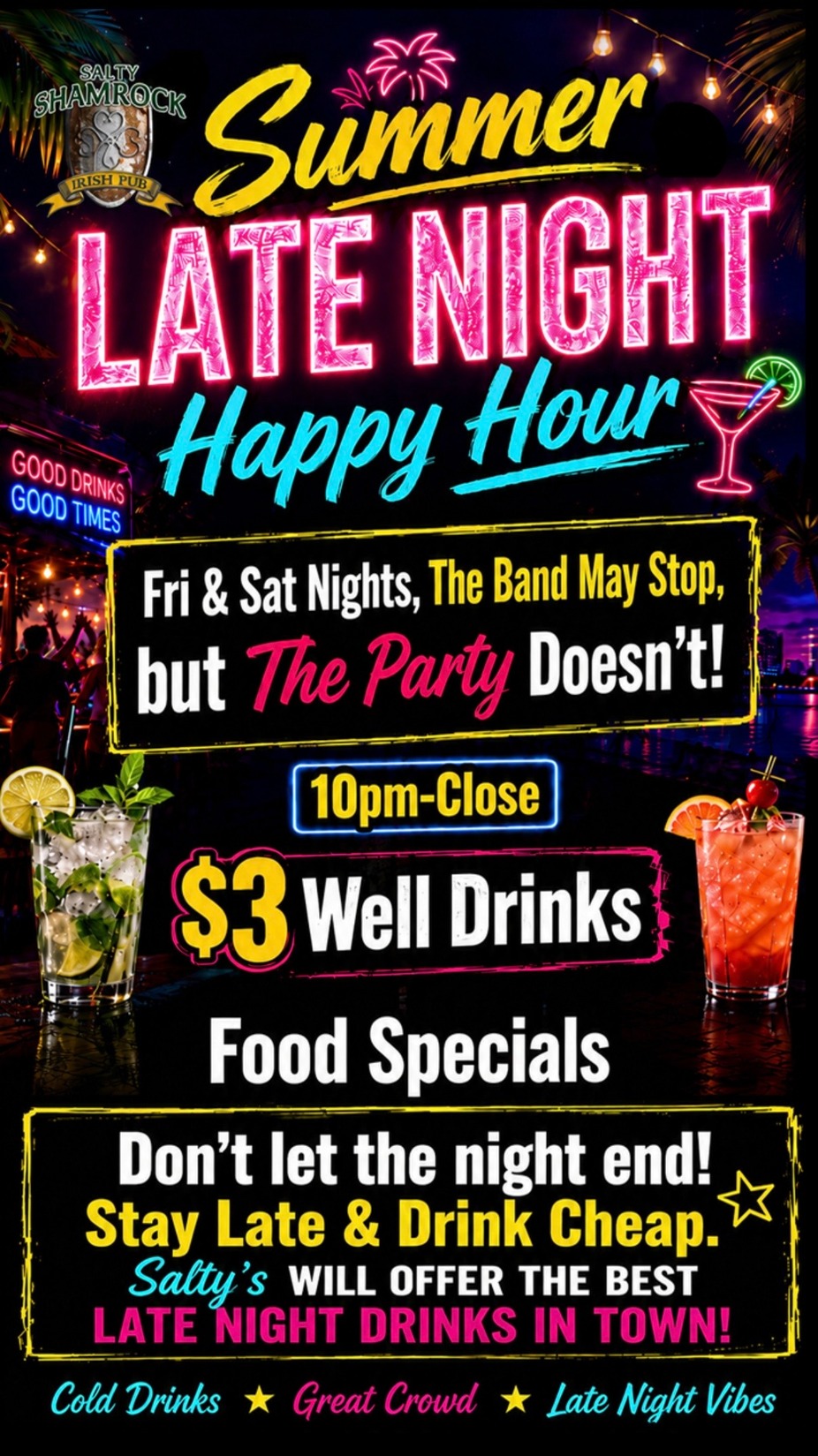 LATE NIGHT HAPPY HOUR event photo