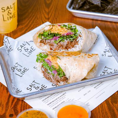 Slow Braised Short Rib Wrap.