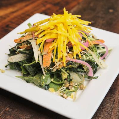 Strawberry & Pistachio Kale Salad