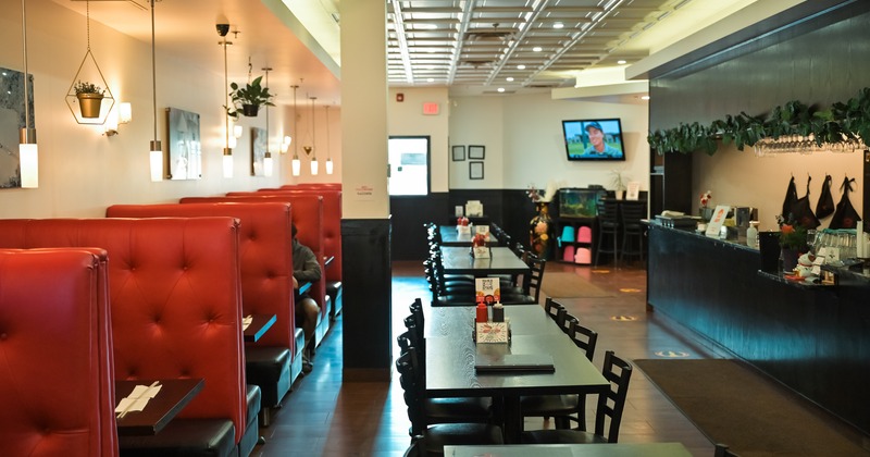 Interior, dining area