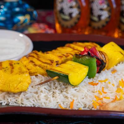 Chicken Shish Kabob.