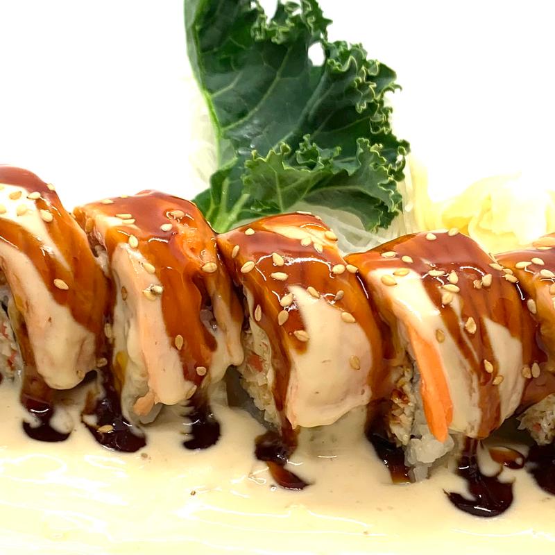 Twice Cooked Smoked Salmon Roll photo