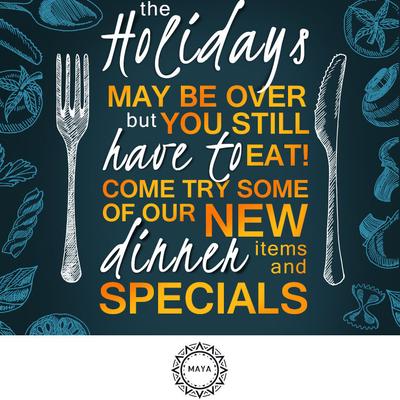 Maya Flavors of India, flyer.