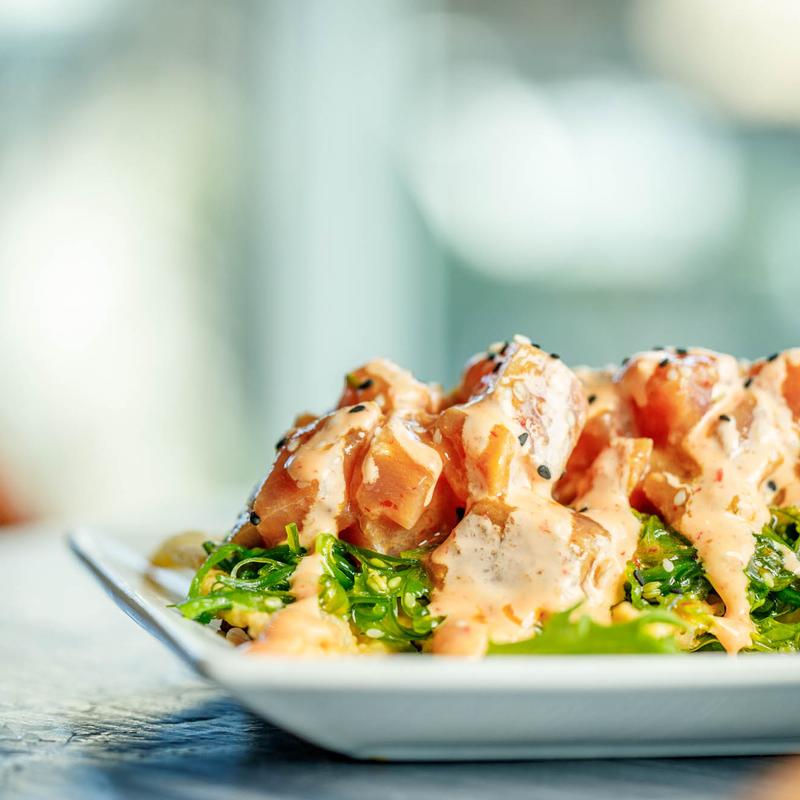 menu item 4 of 11, Tuna Poke Wontons*