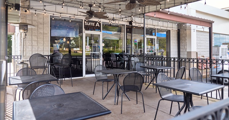 Exterior, tables and chairs