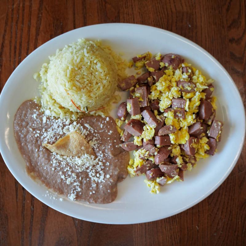 Huevos Con Salchicha photo