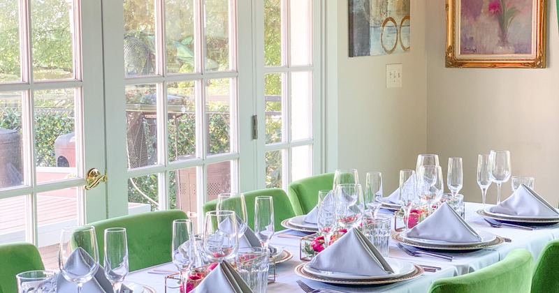 Interior, table setting