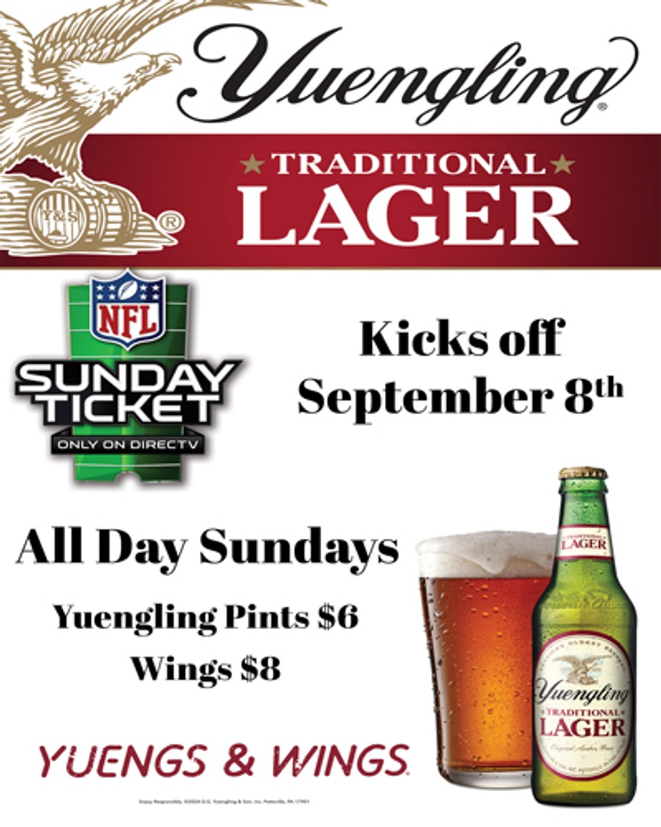 Sunday Ticket and Yuengling event photo