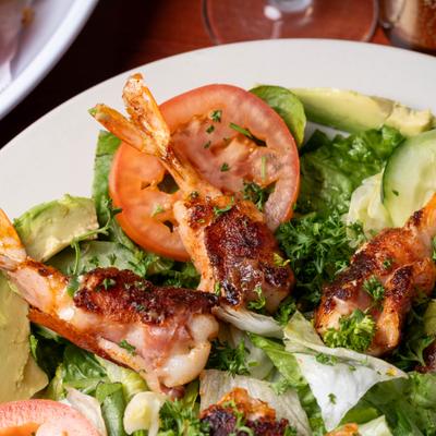 Grilled Shrimp Salad.