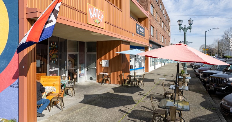 Outdoor seating area