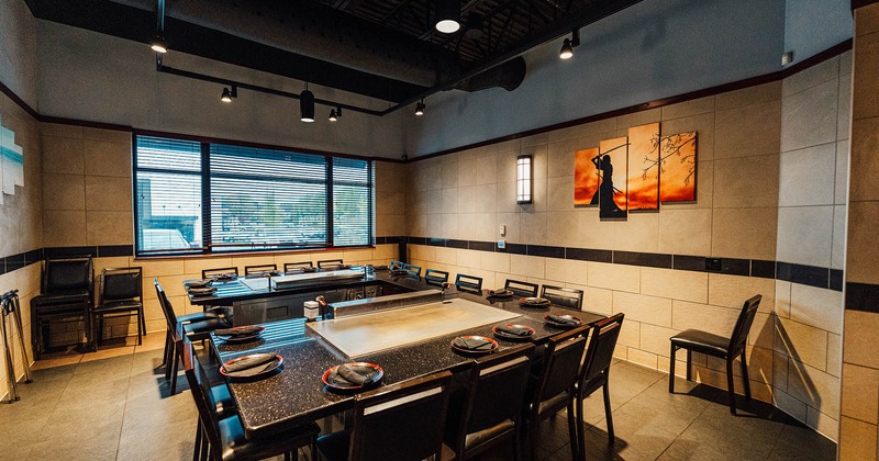 Interior, fire pit table