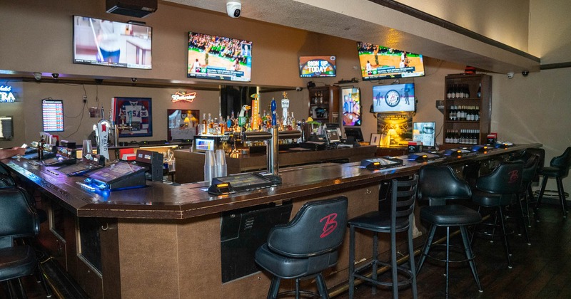 Interior, bar counter area