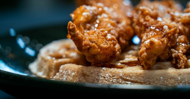 Chicken and waffles