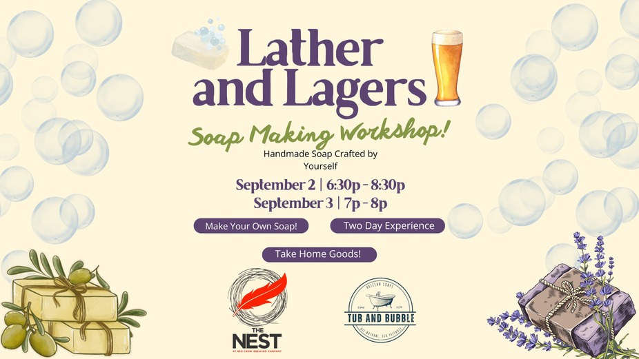 Lather & Lagers: Soap Making Class event photo