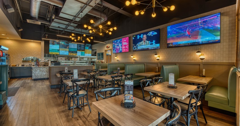 Interior seating area