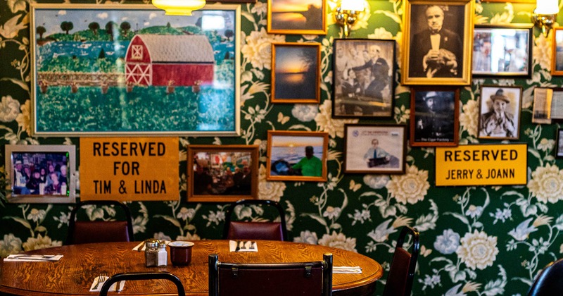 Interior, dining area