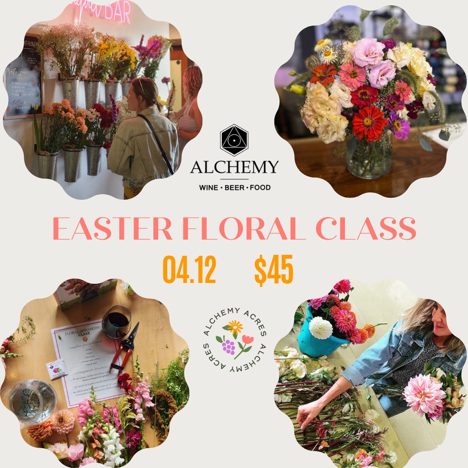 Easter Floral Arrangement Class event photo