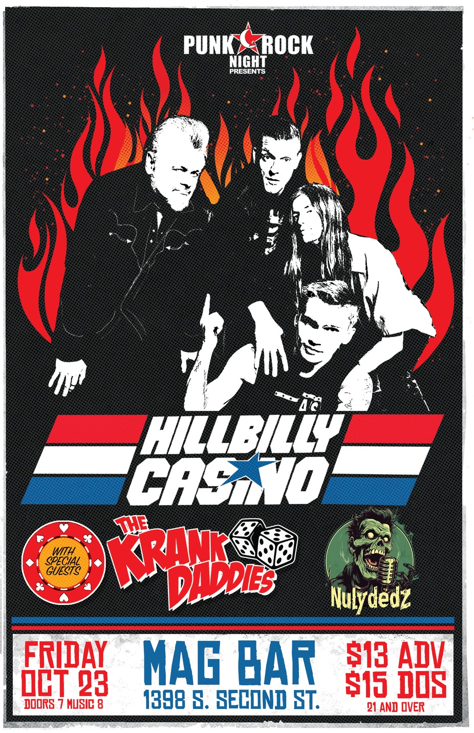 PRNL Presents: Hillbilly Casino, The Krank Daddies, Nülydedz event photo