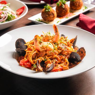 Mussels pasta.