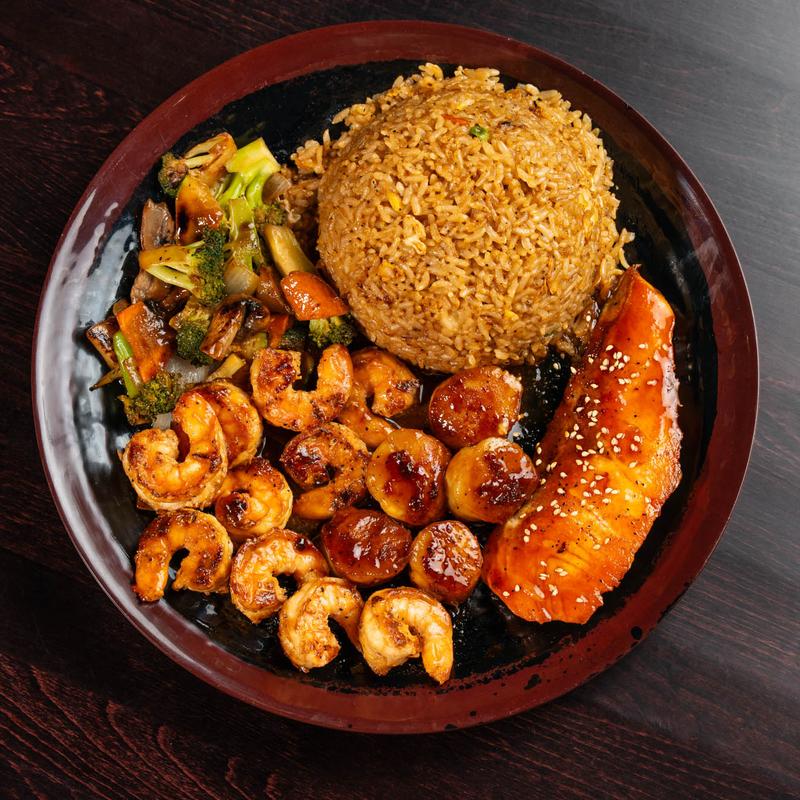 menu item 5 of 8, Shrimp & Salmon