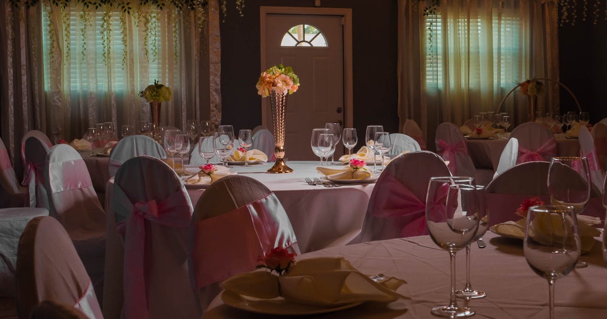 Interior, banquet room