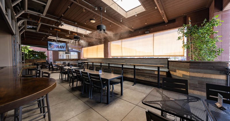 Interior, big dining area