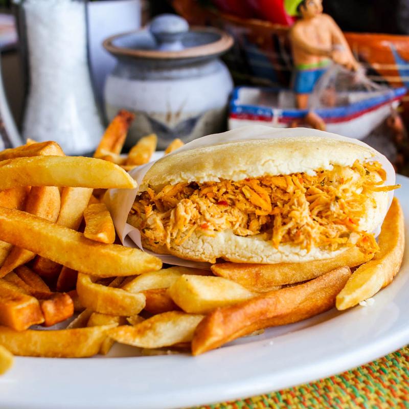 Arepa con Pollo Mechado (GF) photo