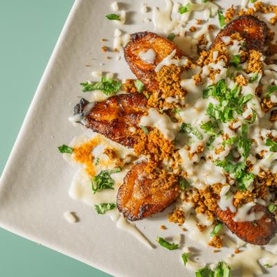 Loaded sweet plantains.