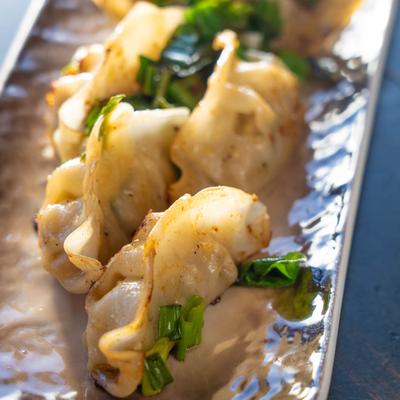 Sauteed Gyoza.