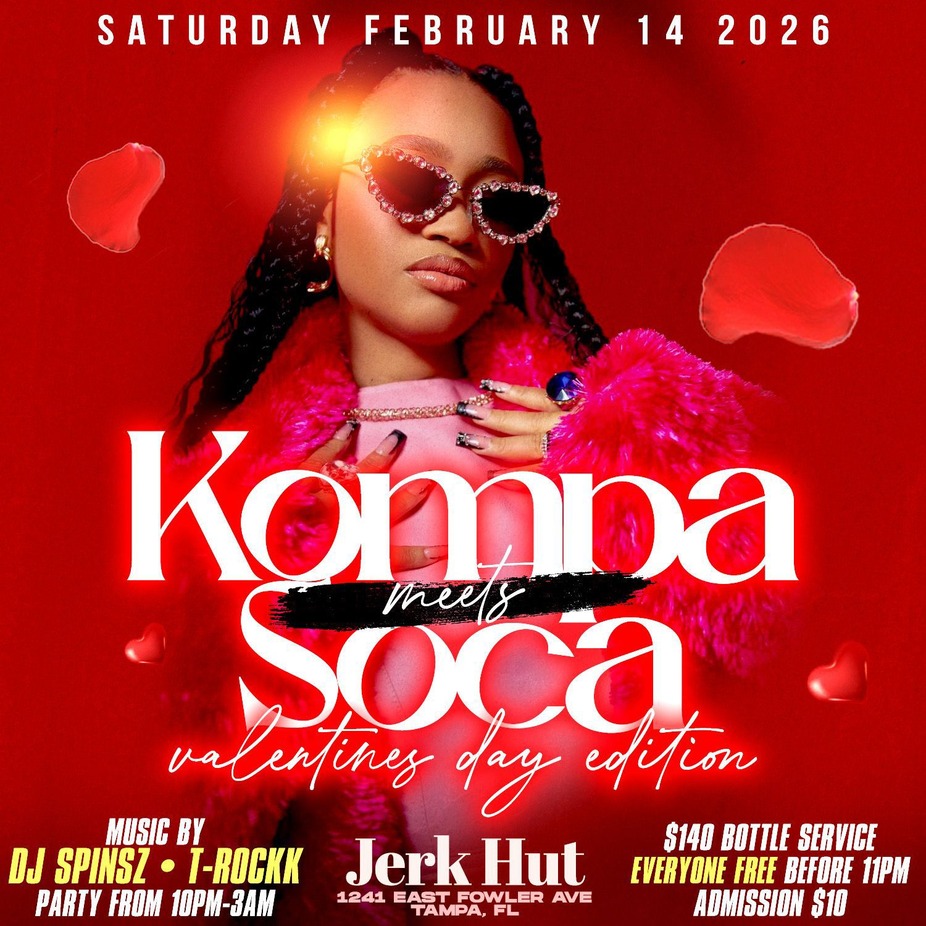 Kompa Meets Soca – Valentine’s Day Party in Tampa | Caribbean Dance Night event photo