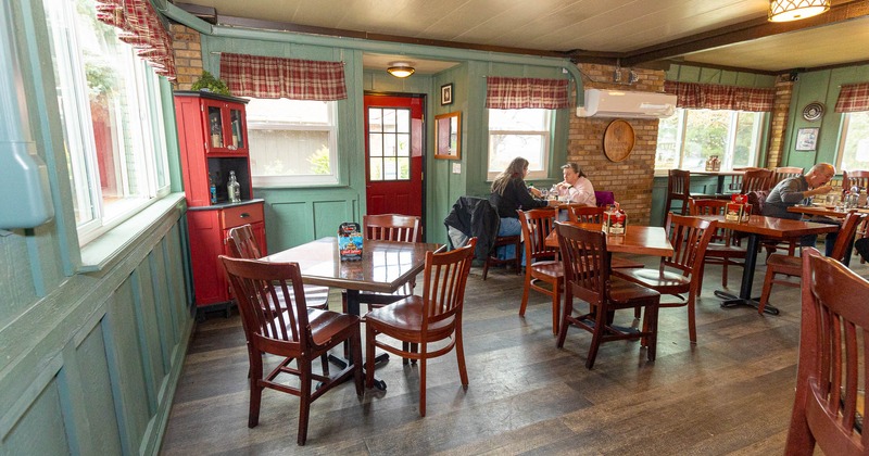 Interior, dining area