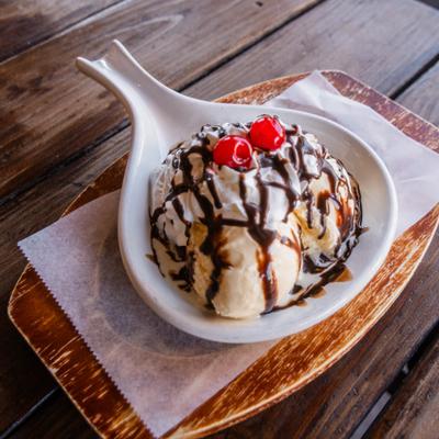 sundae top view.